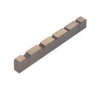 NUSITOU Five-string Electric Guitar Nut Pre-slotted Stainless Steel Nut for Bass Guitar Replacement Part Enhances String Stability and Accurate Alignment for Jazz and Electric Bass Repair