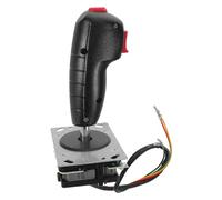 NUSITOU Flight Stick Joystick with Trigger and Vibrating Haptic Feedback, Plastic and Metal Construction, Microswitch Pcb Board, Fast-connect Wiring Harness for Amusement Machine Joystick