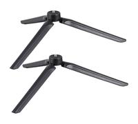 NUSITOU Foldable Tabletop Tripod Abs and Rubber Material for Stable Streaming with 1/4 Inch Screw 2pcs Professional Technology with Anti-slip Design for Dslr Camera and Smartphone