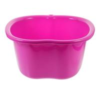 NUSITOU Foot Bath Basin Purple Thickened Shape Foot Massage Bucket Spa Soak Tub Portable Hanging Design for Home Pedicure Therapy
