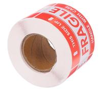 NUSITOU Fragile Shipping Stickers Splashproof Adhesive Warning Labels for Boxes and Crates in Warehouse Logistics