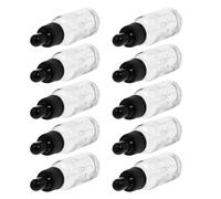 NUSITOU Glass Essential Oil Dropper Bottles 15ml Reusable and Anti-leakage Subpackaging Containers 10pcs for Travel Accessories