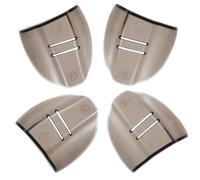 NUSITOU Glasses Side Shields Safety Side Guards 2 Pairs Tpu for Eye Protection, Lightweight to Protect against Spatter, Slip-on Design Fits Most Frames, for Lab and Woodwork Use