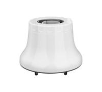 NUSITOU Hair Dryer Diffuser Nozzle for Curly Hair White Plastic and Rubber Attachment that Defines Curls and Waves While Reducing Frizz for Birthday