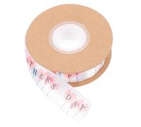 NUSITOU Happy Mothers Day Printed Ribbon for DIY Handicrafts and Decorating Art Craft, Polyester Material with Heart and Letter Shapes, for Mothers Day Wall Decorations and Gift Wrapping