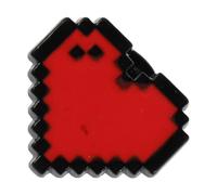 NUSITOU Heart Brooch Pin Red Zinc Alloy Cartoon Lapel Badge Decorative Accessory for Women'S Outfits at Dates and Parties