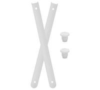 NUSITOU Heavy Duty Plastic Drawer Slides Replacement Set Cabinet Glides for Office and Kitchen Storage Drawers with Smooth Sliding Action