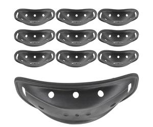 NUSITOU Helmet Chin Pad 10Pcs Soft Wear-Resistant Protection for Construction Hard Hats and Hockey Softball Use