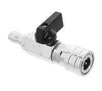 NUSITOU High Pressure Washer Valve in Stainless Steel 1/4 Inch Efficient Control with Quick Connect Plug and Socket Efficient Control and for Radiator Cleaning Cleaning Tasks