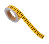 NUSITOU High Visibility Yellow Pipe Identification Tape with Polystyrene Material for Safety Assurance, Sturdy Arrow Directional Marking Sticker Suitable for Fire Stations and Chemical