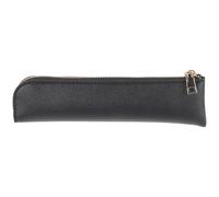 NUSITOU Insulin Pen Case Large Black Pu Leather Insulin Pouch Protective Storage Bag for Diabetes Care Portable Pen Organizer with Zipper for Travel and Daily Use