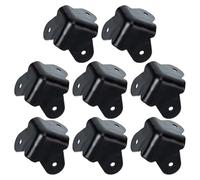 NUSITOU Iron Speaker Corner Protector for Cabinets Anti-collision Protection and Practical Corner Guard Design, Black Angle Case Hardware Suitable for Home Audio Speaker Safety