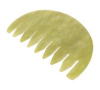 NUSITOU Jade Scalp Massage Comb for Hair and Body Wide Teeth, Natural Jade Material Designed to Daily Muscle Discomfort and Circulation, for Self Massage and Relaxation