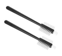 NUSITOU Kitchen Scrub Brush 2Pcs Soft Bristles Fruit Vegetable Cleaning Tools with Nylon for Stove Gaps Household Use