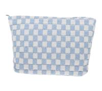 NUSITOU Large Makeup Storage Bag Versatile Accessory Knitting Fabric Material with Secure Zipper Closure Travel Makeup Pouch for Women Suitable for Occasion