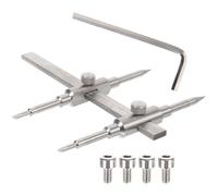 NUSITOU Lens Repairing Tool Set with Stainless Steel Metal Lens Wrench Featuring Open End Design for Camera Aperture Repair