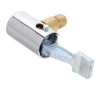 NUSITOU Locking Tire Air Chuck Screw on Air Chuck with Barb Type Multi-color Zinc Alloy Compact Fast Inflation Adapter for Vehicle Tires and Inflatable Outdoor Travel Camping