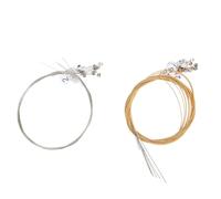 NUSITOU Lyre Strings Instrument Accessories Made of Steel and Copper for Standard Tension and Extraordinary Tones Suitable for Music-making and Professional Lyre Harp Use