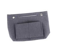 NUSITOU Makeup Bag Pouch as an Inner Bag Organiser Cosmetic Organizer Large Capacity Felt with Multi Space Design and Metal Details for Indoor Use