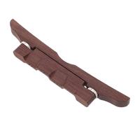 NUSITOU Mandolin Bridge Wooden Mandolin String Height Bridge Precise Tuning Enhance Sound Playability Coffee Colour for Performances and Recordings