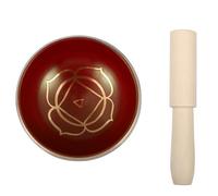 NUSITOU Meditation Singing Bowl with Wood Rod Copper Material Producing Deep Tones and Calming Effects for Travel and Vacation Use for Men and Women