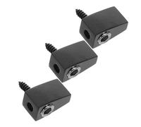NUSITOU Metal Headless Guitar String Locking Nut Split Design Reduces String Friction 3pcs Precise Intonation for Electric Headless Guitar for Live Performances