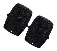 NUSITOU Metal Mesh Microphone Grill Head Replacement 2Pcs with Sponge for Ktv and Dance Event Wireless Mic Use
