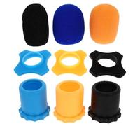 NUSITOU Microphone Suitable for Professional Recording and Live Performance Protective Cover Assorted Colour Rubber Material with Strong Adaptability and Wind Noise Reduction Random Color