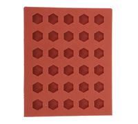 NUSITOU Miniature Hexagon Brick Mold Silicone Mold for Casting with Excellent Durability and Precise Hexagon Crafting, for Landscape Building Accessories and Mini Gardens Using Clay Or