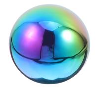 NUSITOU Mirror Random Color Multi-purpose Metal Stainless Ball Steel round Polished Smooth Surface, Hollow Design, for Garden and Home Decoration