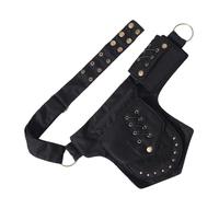 NUSITOU Multipurpose Large Phone Pouch with Belt Tactical Phone Holder Case for Hiking Camping Rescue Black Cell Waist Bag for Men and Women