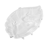 NUSITOU Novelty Small Frog Mold Silicone 2 Pack Delicate Frog Shaped Leaf Shaped Easy Demoulding Washable DIY Festival Craft Mould for Families and Lover