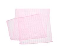NUSITOU Pink Korean Exfoliating Back Scrubber Washcloth, Soft Nylon Jacquard Bath Towel for Body Cleansing and Foam Shower, Long Strip Japanese Style Exfoliation Cloth for Shower Use