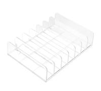 NUSITOU Plastic Eyeshadow Organizer Box Seven Grids Lightweight Cosmetic Storage Holder for Office and Home