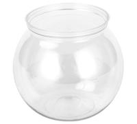 NUSITOU Plastic Fish Bowl Small Aquarium Tank for Fish and Shrimp Easy to Clean with Modern Compact Design for Home or Shop Decoration