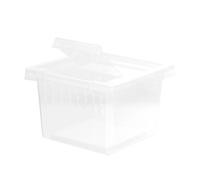 NUSITOU Plastic Reptile Breeding Box Transparent Terrarium Enclosure for Lizards Turtles Frogs Corn Snakes with Weather-resistant High Gloss Surface and Spacious Feeding Habitat