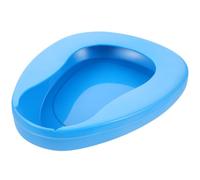 NUSITOU Portable Bedpan 5 Pcs Plastic Urinal Bedpan Bedroom Chamber Pot Blue with Thickened Design Not Easy to Break Reliable Texture for Elderly and Disabled Patients in Hospital