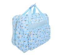 NUSITOU Portable Sewing Machine Bag Travel Tote Handle Front Storage Pocket for Crochet Knitting Supplies