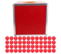 NUSITOU Raffle Ticket Box Raffle Ball Game Box Large Capacity Aluminium Alloy Mdf Stylish Modern Design Easy Use for Corporate Events and Voting