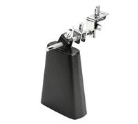 NUSITOU Reliable Drum Kit Cowbell Metal Accessory with Rich Sound and Safe to Use, Black Drum Set Special Cow Bell Suitable for Professionals and Beginners