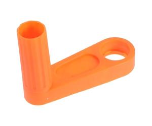 NUSITOU Replacement Hose Reel Handle Orange Plastic Easy to Use Hard Plastic Winder Handle for Garden Hose Reel Accessories