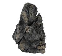 NUSITOU Rock, Resin Tank Decoration Aquarium Realistic for Fish Landscaping Black Small Stone Ornament with Nature Look Feeling, for Decorating and Aquariums