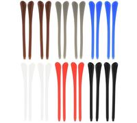 NUSITOU Silicone Eyeglass End Tips Anti-slip Sleeves 12 Pairs