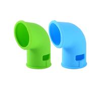 NUSITOU Silicone Pressure Cooker Steam Release Diverters Protecting Kitchen Cabinets 2pcs Quick Venting Cooker Accessory Lightweight Steam Vent Divert Tubes for Power Pressure