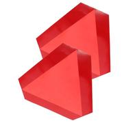 NUSITOU Slow Moving Vehicle Signs Reflective Triangle Compliant with Traffic Regulations 2pcs Aluminium and Stainless Steel Sturdy Warning Signs for Car Safety for Road Use