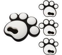 NUSITOU Snowboard Stomp Pads Added Stability 4pcs Silicone White Anti-slip Stickers Outdoor Sports Accessory for Ski Board for Skiing the Slopes