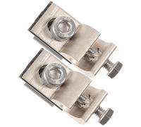 NUSITOU Solar Panel Ground Lug 2Pcs M6 Metal Cable Clamp for Photovoltaic Mounting and Cable Bonding