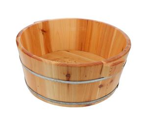 NUSITOU Solid Wood Footbath Foot Soaking Tub for Winter Cold Weather Home Office Sauna Spa Elderly Use