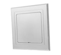 NUSITOU Square with Decorative Silver Finish Abs Plumbing Access Panel Cover Peel and Stick Installation for Exposed Pipe and Wall Drain Pipe for Shower and Bathroom Renovation
