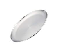 NUSITOU Stainless Serving Tray with Anti-Rust and High-Temperature Resistance Features, Simple Stylish Design for Household Grill, Cake, Fruit and Snack Presentation